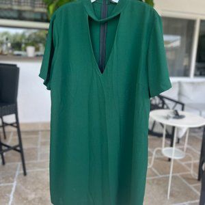 Cut Out Zara Green Dress
